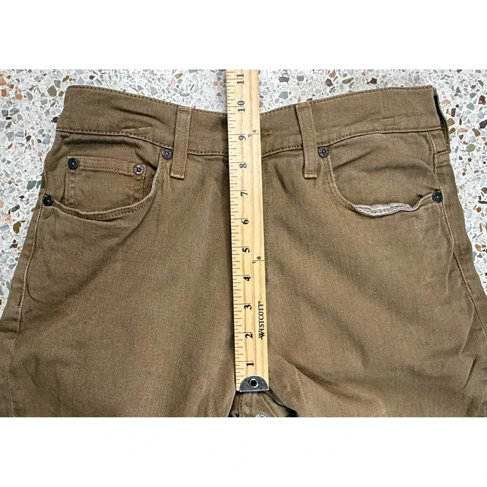 Mott & Bow Slim Men's Brown 5 Pocket Denim Jeans Size 31x32